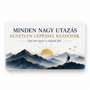 Téglalap alakú hűtőmágnes 4,5x8cm (szerkeszthető)
